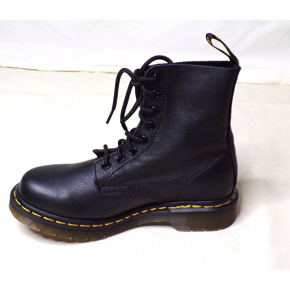 🆕 DR. MARTENS 1460 Pascal Water Resistant Ankle Boot Bootie Black 7 - Picture 10 of 13